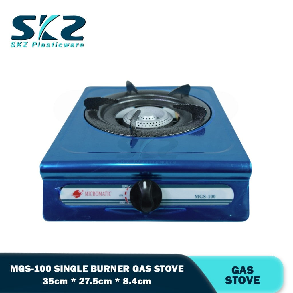 MICROMATIC MGS-0100 Gas Stove Single Burner Stainless