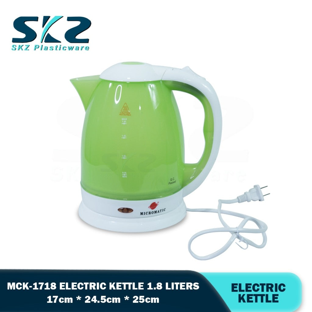 Micromatic MCK-1718 Electric Kettle 1.8 Liters