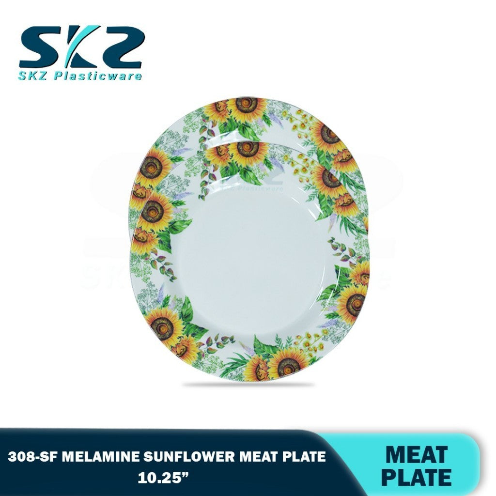 SUN FLOWER  PLATE MELAMINEWARES