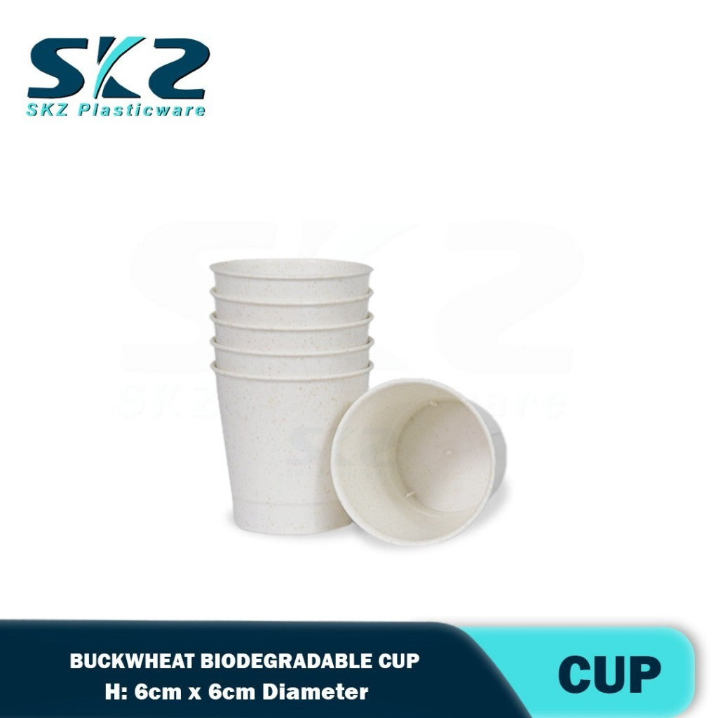 Skz Eco-Friendly Buckwheat Small Cup Biodegradable 20pcs