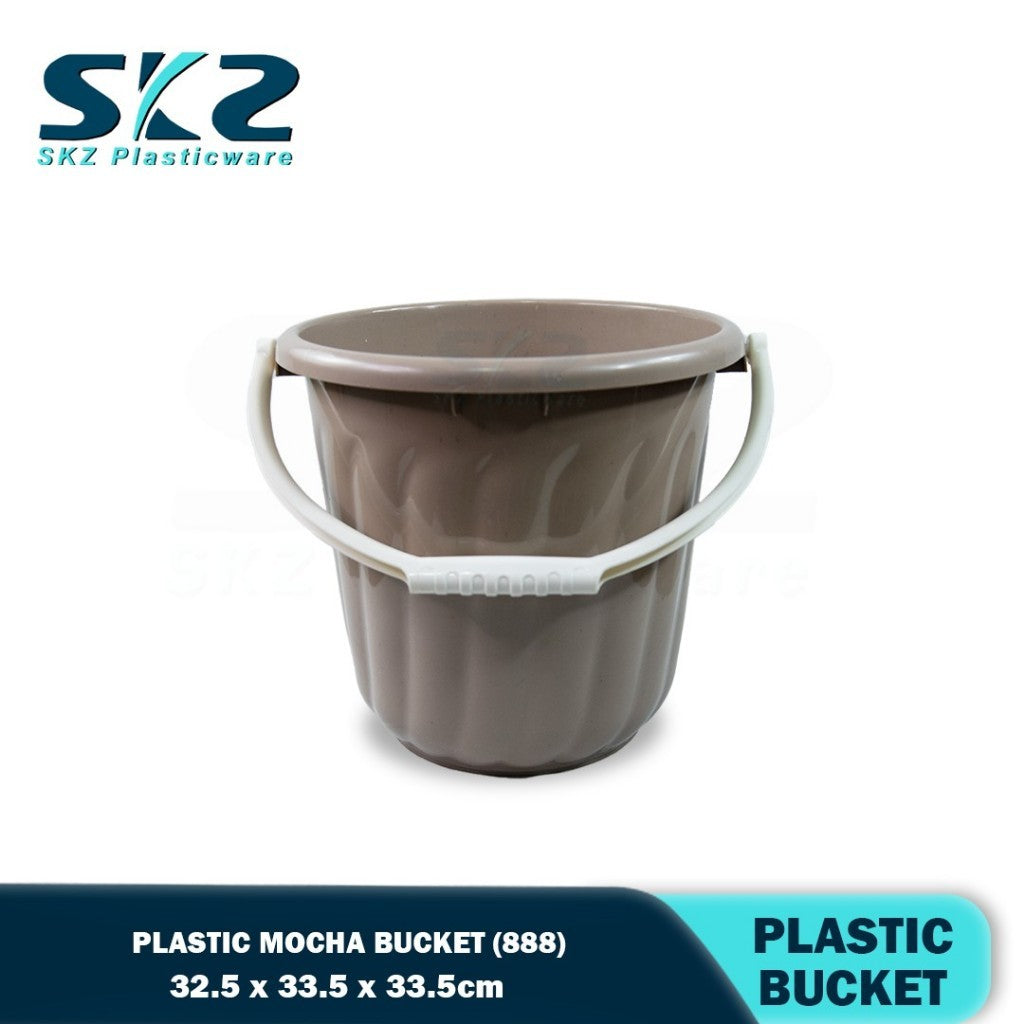 MOCHA Plastic Bucket | Minimalist Timba | Pail Bucket Timba | #888