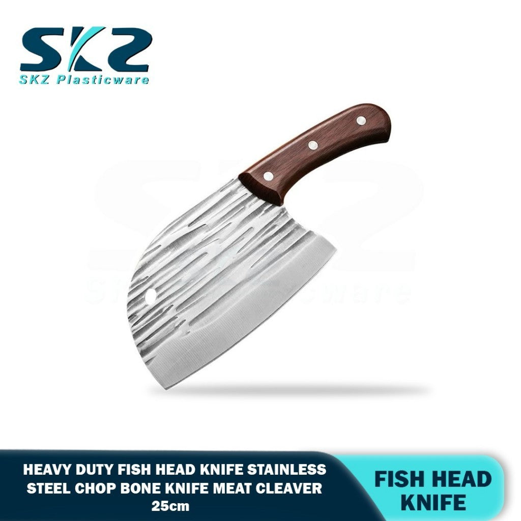 SKZ Traditional Handmade Forged Kitchen Knife Hammer Stainless Steel Chef's Chopper Cooking knife