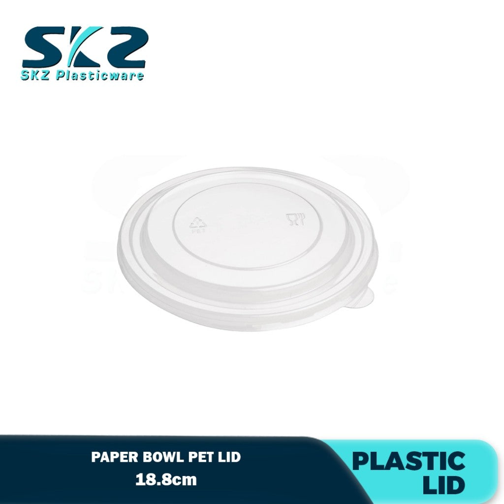 Skz Eco Friendly Kraft Paper Salad Bowl With PET Lid 50pcs/pack