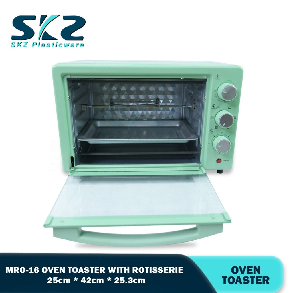 MICROMATIC MRO-16. 16L oven Toaster with Rotisserie
