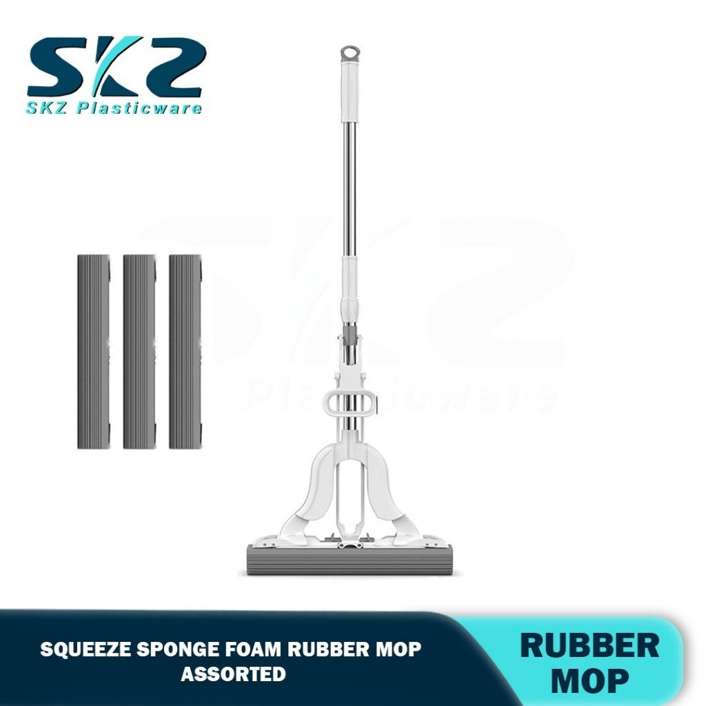skz Home Cleaning PVA Sponge Foam Rubber Mop With Long Plastic Handle/ Home Floor Mop