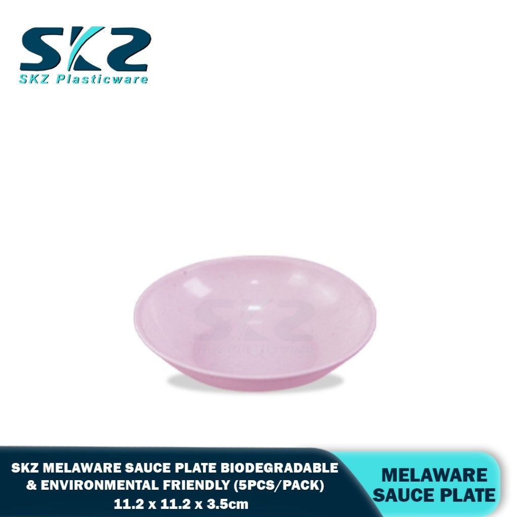 SKZ Melaware Sauce Plate 5pcs/pack Biodegradable & Enviromental Friendly