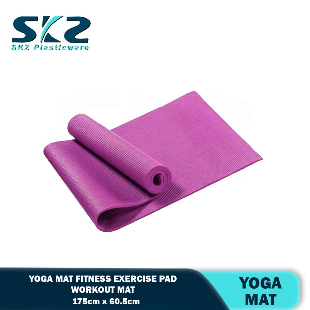 SKZ GOODLUCK-Yoga Mat Anti-skid Sports Fitness Mat 3MM Thick Comfort Foam Yoga Matt for Exercise