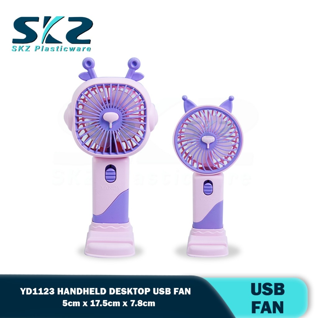 NEW Mini Portable Fan Usb Rechargeable Handheld Fan