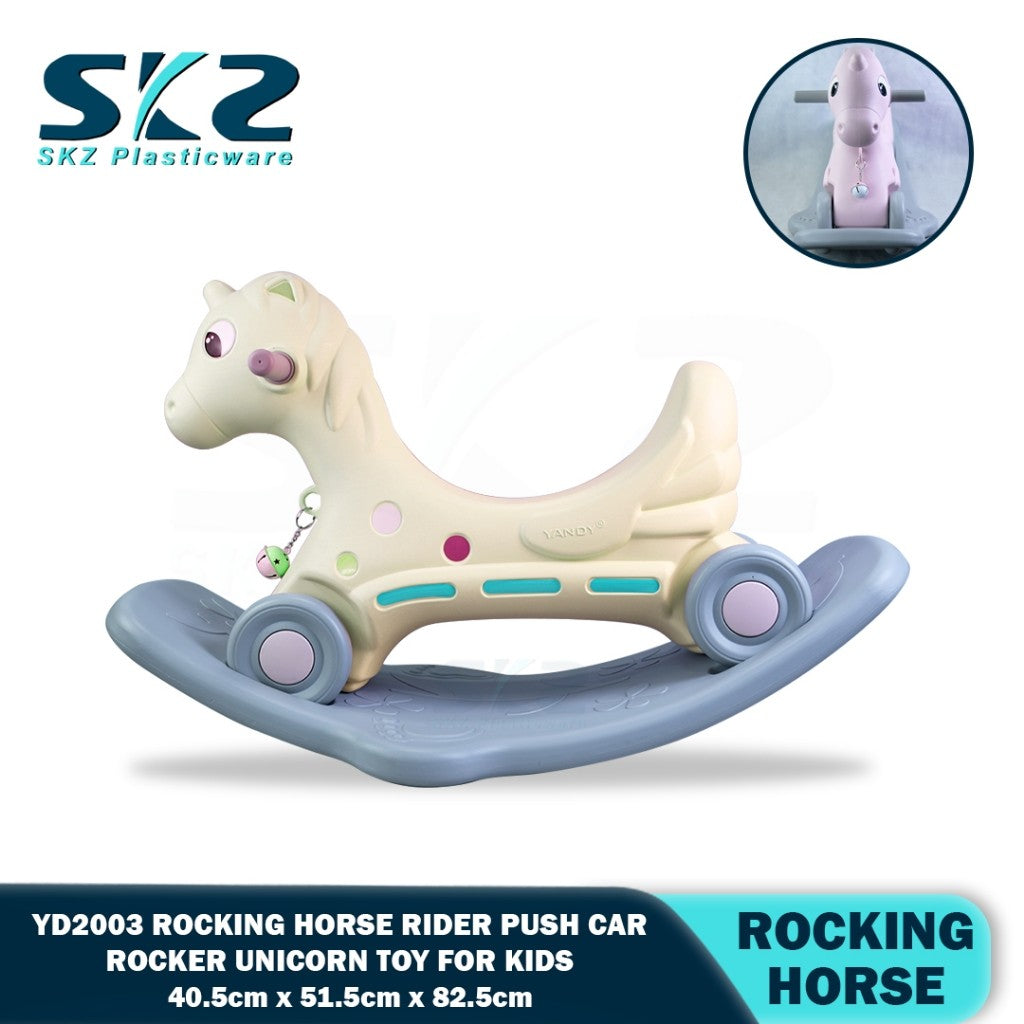 3in1 Rocking Horse Rider Push Horse Toys Ride On Children's Rocking Horse For Kids Gift