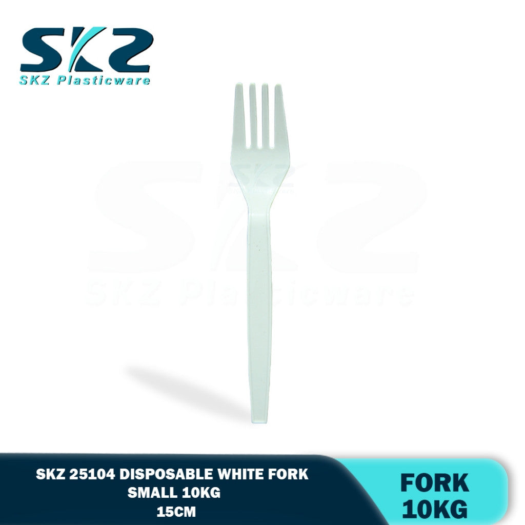 SKZ  Disposable Spoon and Fork  White Small 10kg box