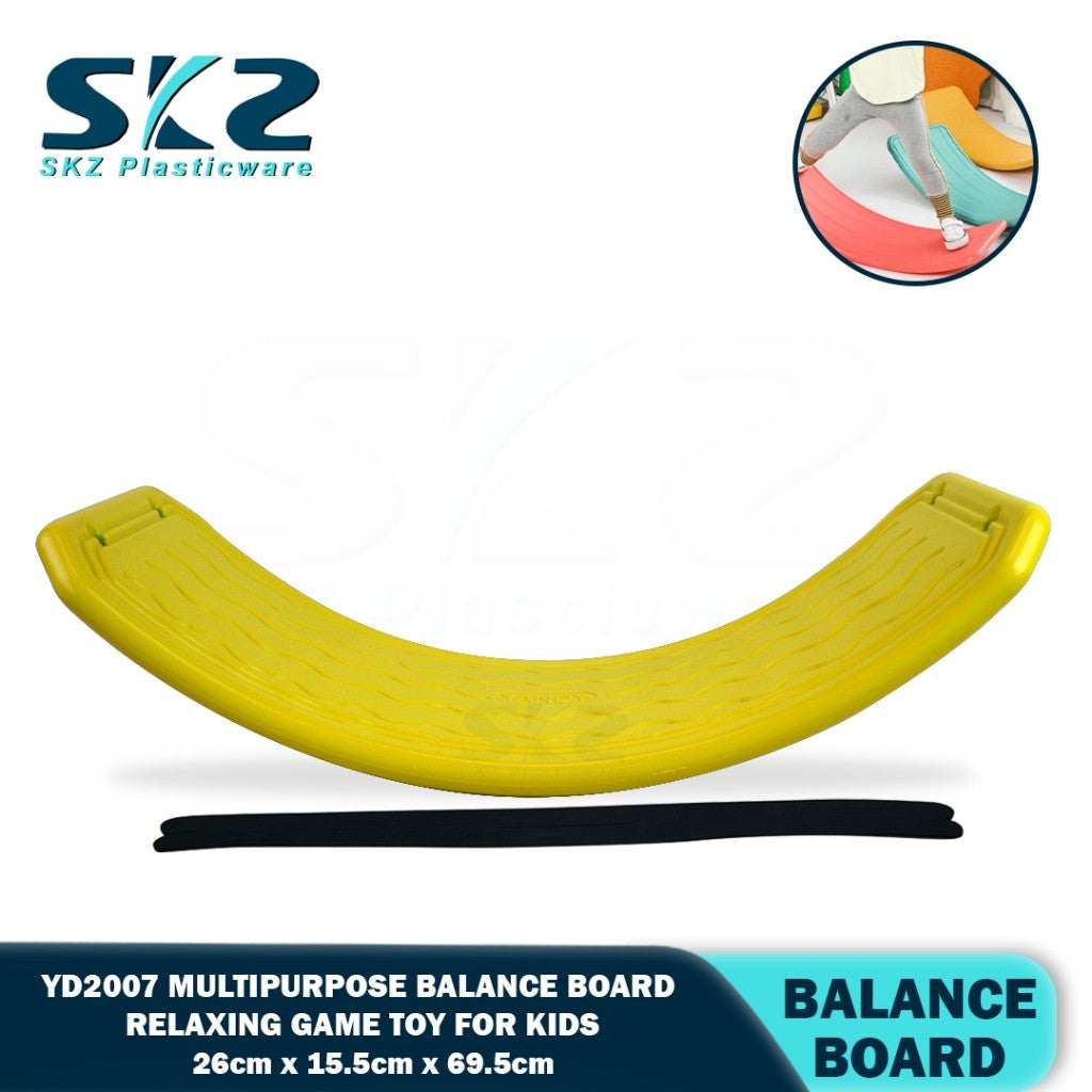 Balance Board Child Seesaw Yoga Board Wooden Waldorf Board for Sensory Training