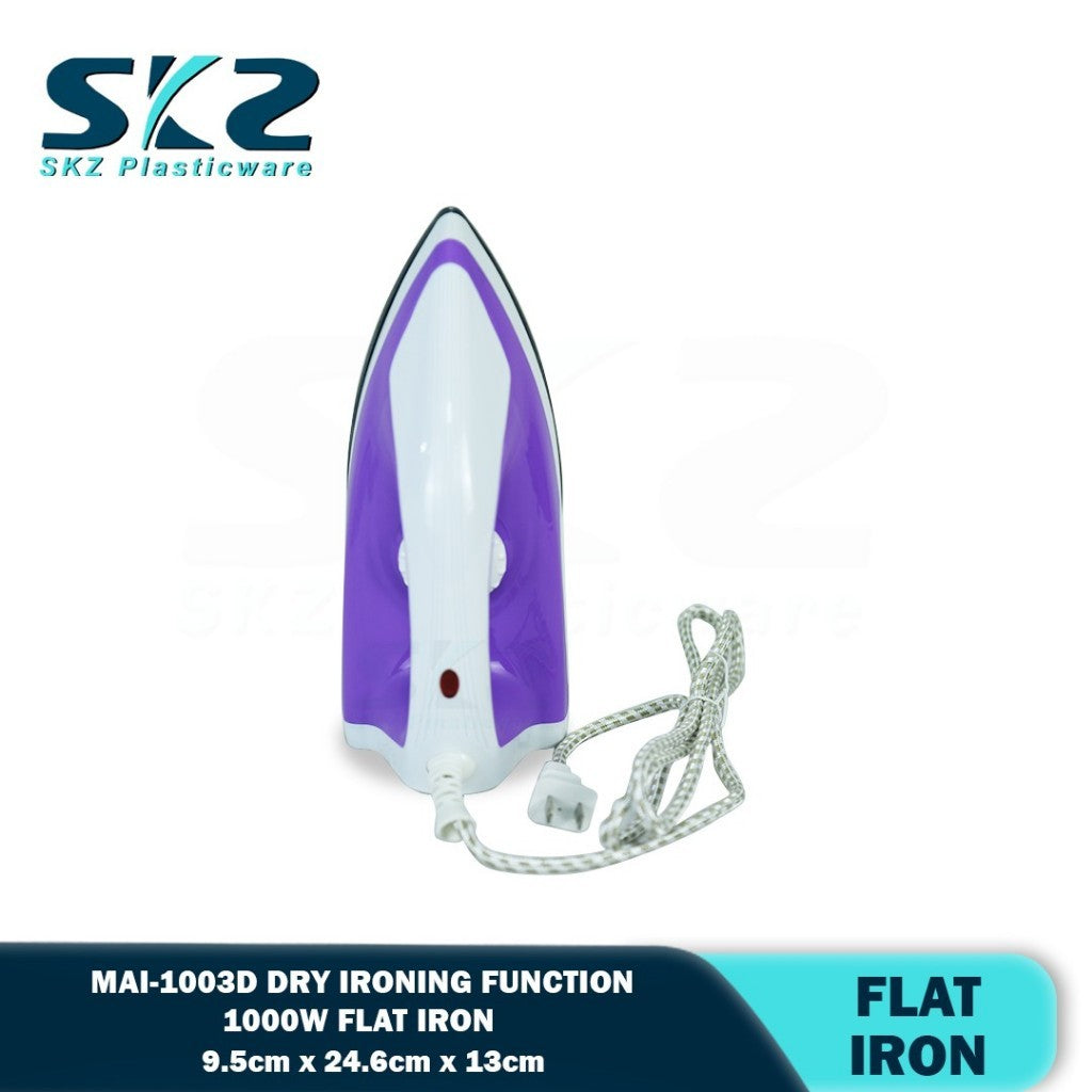 SKZ Micromatic MAI-1003D Dry Ironing Function 1000W Flat Iron