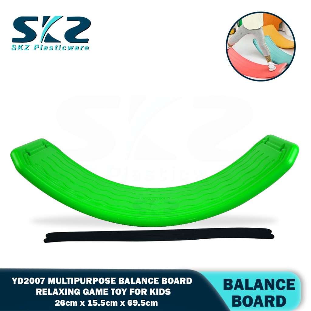 Balance Board Child Seesaw Yoga Board Wooden Waldorf Board for Sensory Training