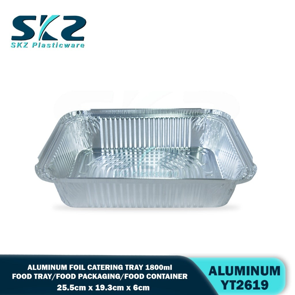 SKZ ALUMINUM FOIL TRAY AND LID 2619 1800ML