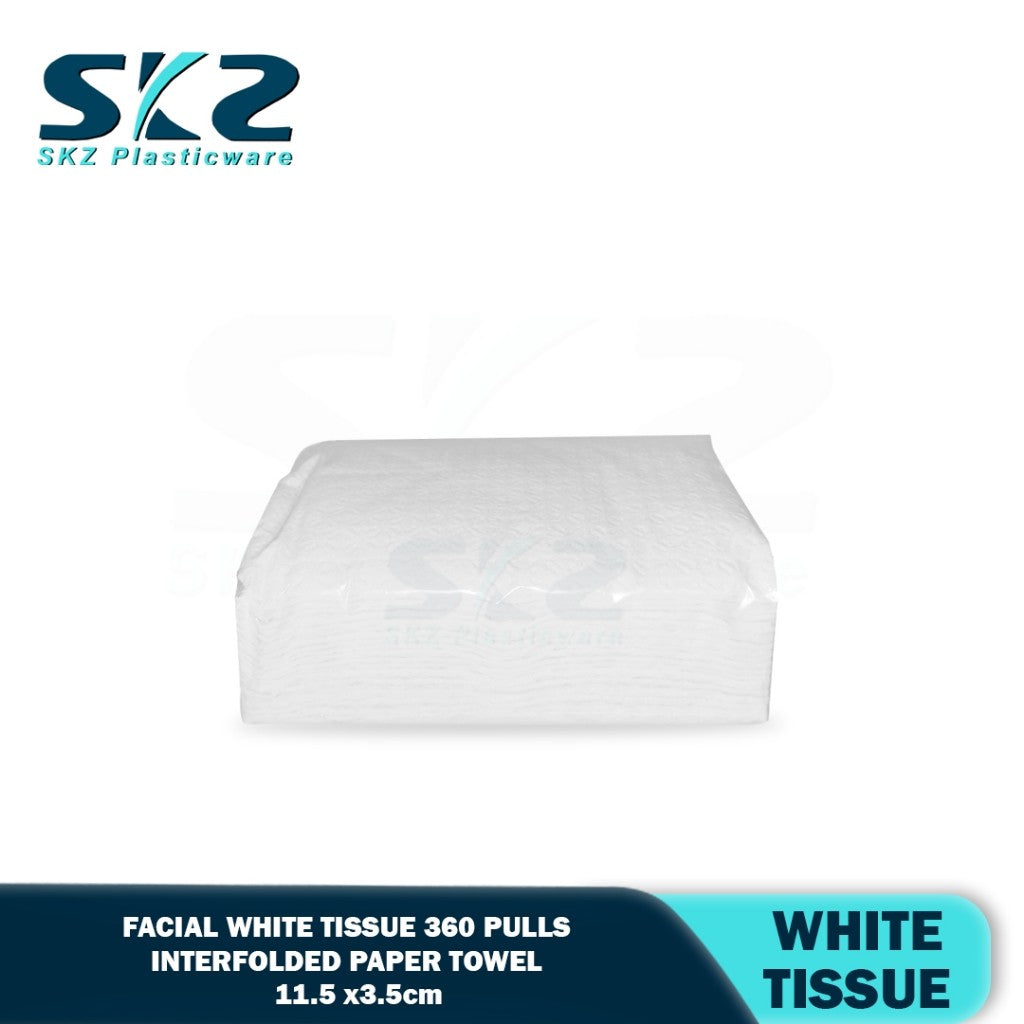 Organic Facial Tissue 3 ply (360 sheets x 8 Packs) Paper Facial Tissues Disposable Paper Towel