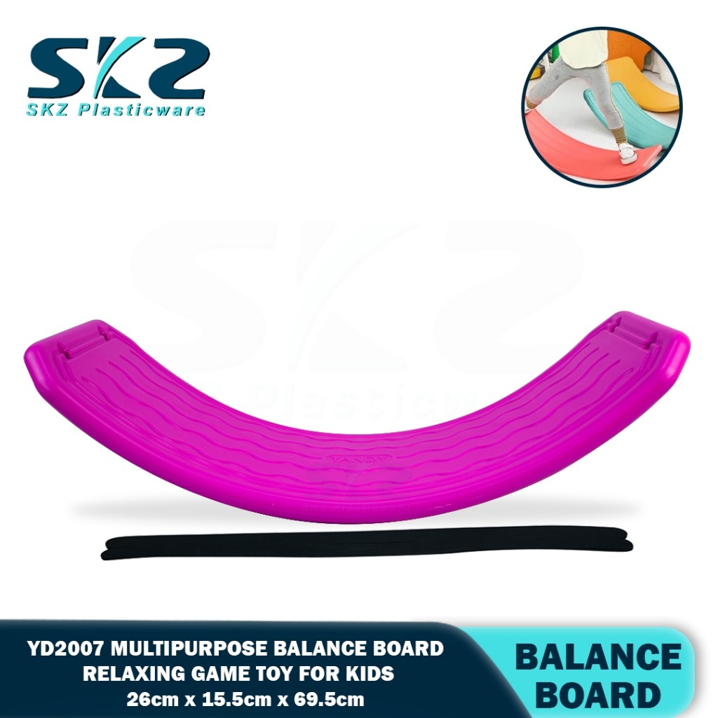 Balance Board Child Seesaw Yoga Board Wooden Waldorf Board for Sensory Training