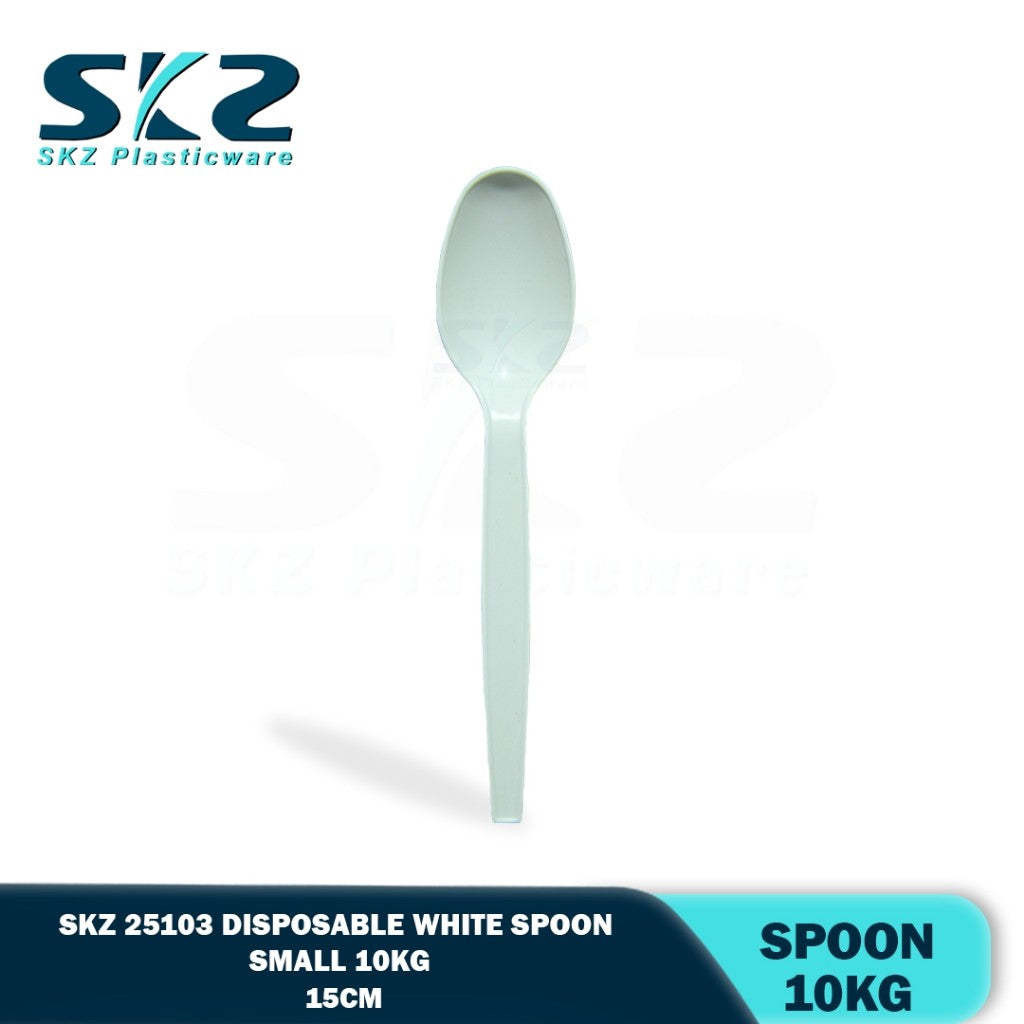 SKZ  Disposable Spoon and Fork  White Small 10kg box