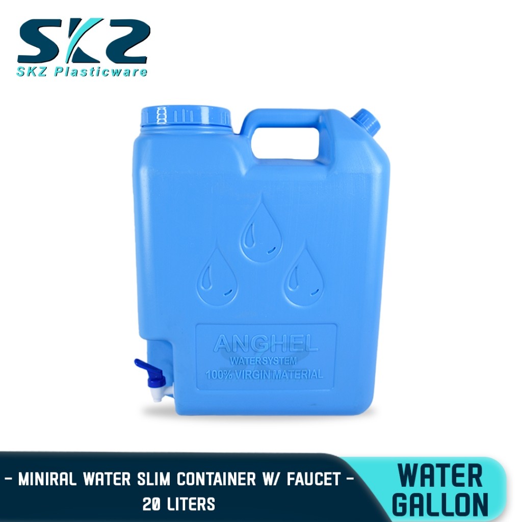 SKZ Mineral Water Slim Container with Faucet 20L