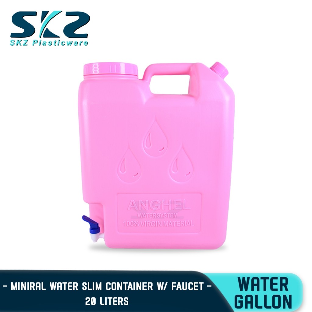 SKZ Mineral Water Slim Container with Faucet 20L