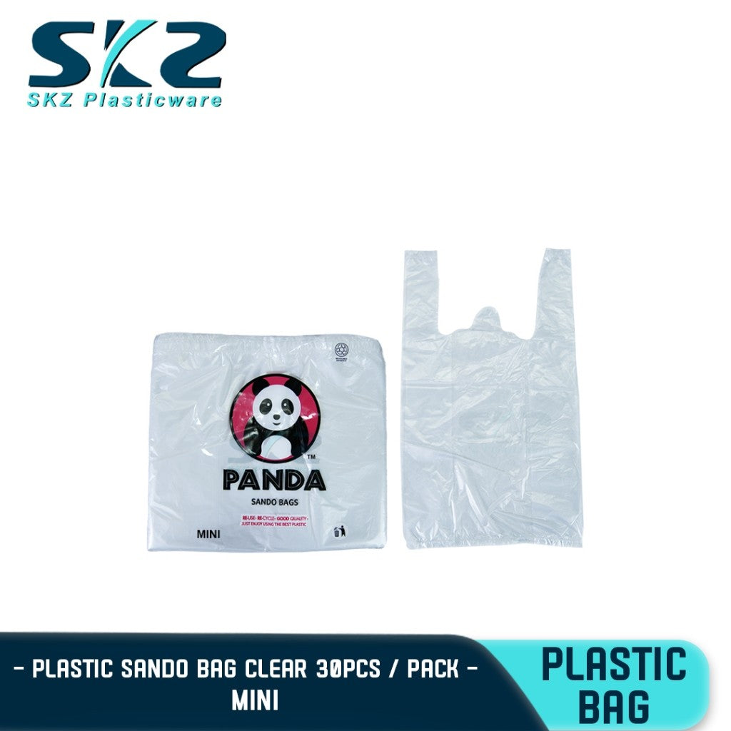 PANDA Plastic sando bag clear 30pcs/90pcs XS,S,M,L