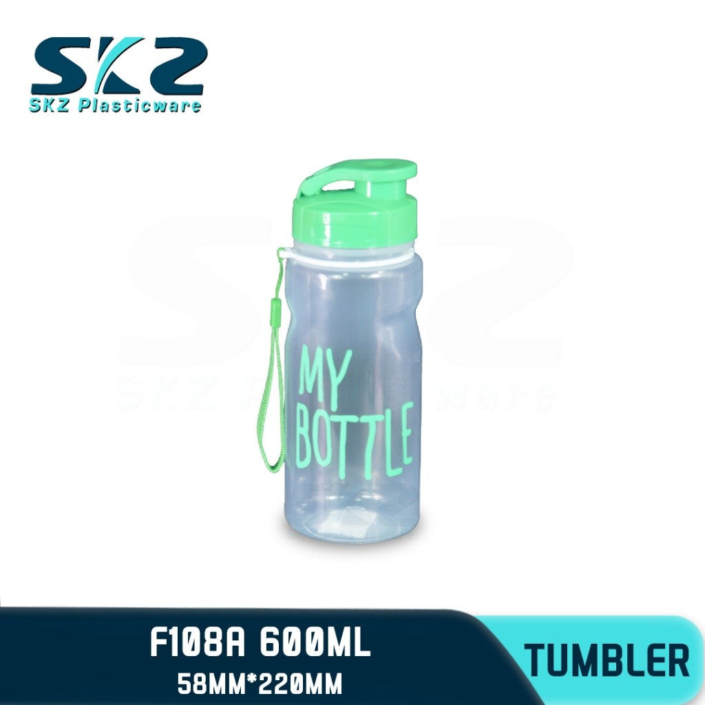 SKZ  600ml [F108-A] PORTABLE SPORTS WATER BOTTLE BPA FREE