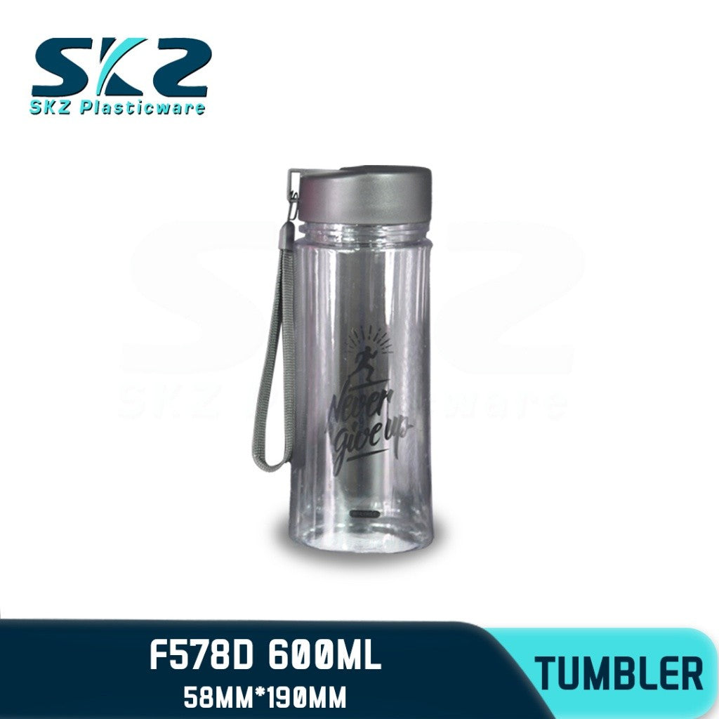 SKZ 600ml [F578-D] PORTABLE SPORTS WATER BOTTLE BPA FREE