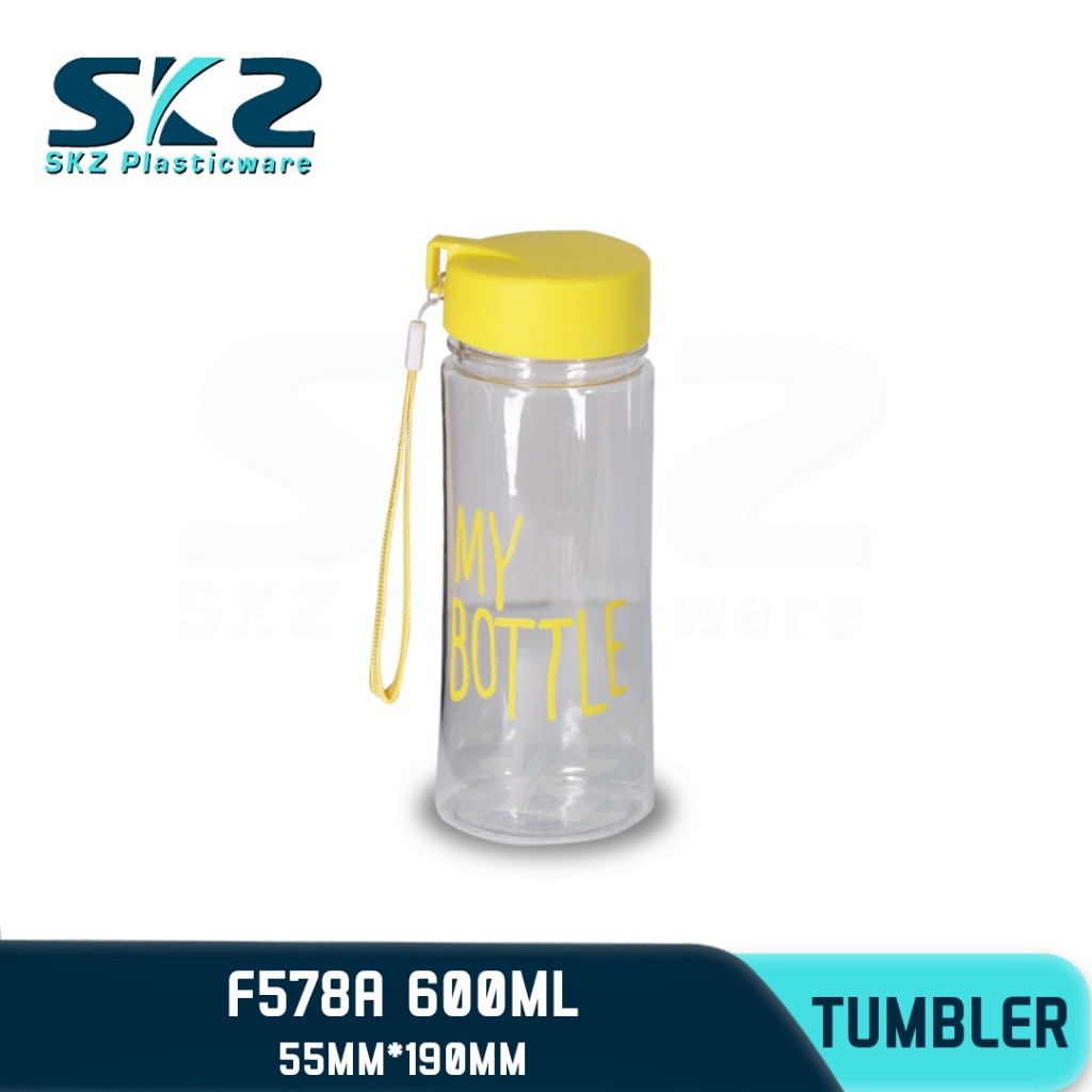 SKZ 600ml [F578-A] PORTABLE SPORTS WATER BOTTLE BPA FREE