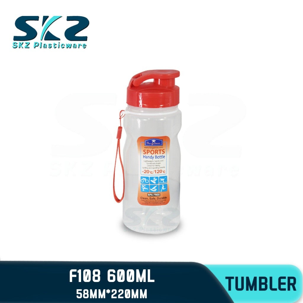 SKZ  600ml [F108] PORTABLE SPORTS WATER BOTTLE BPA FREE