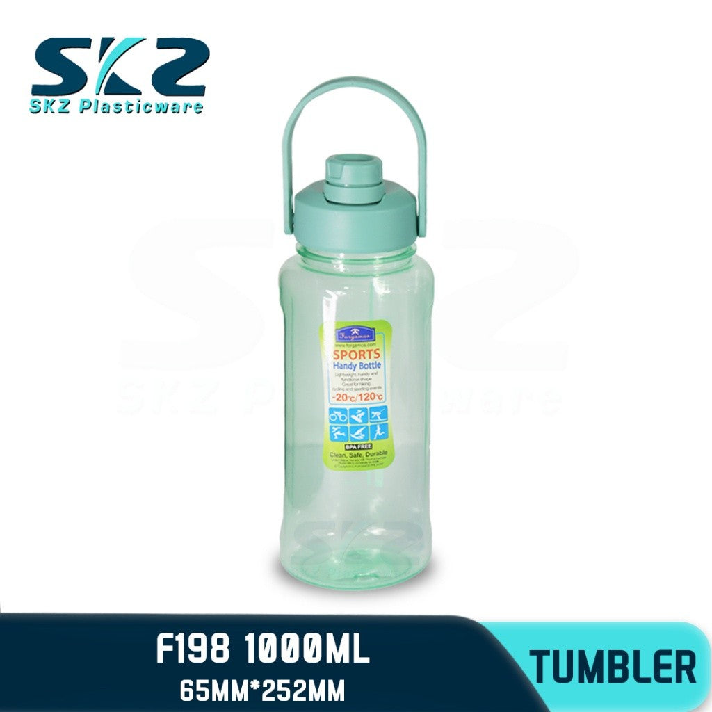 SKZ 1000ml [F198] PORTABLE SPORTS WATER BOTTLE BPA FREE