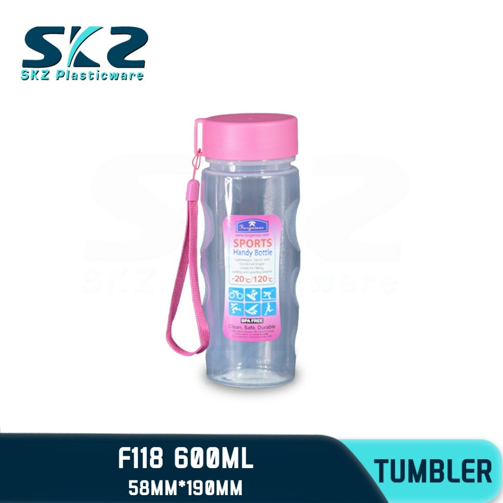 SKZ  600ml [F118] PORTABLE SPORTS WATER BOTTLE BPA FREE