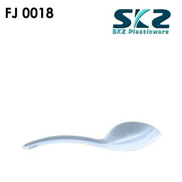 NEW PLASTIC SOUP SPOON (FJY0018) CLEAR 100PCS/PACK