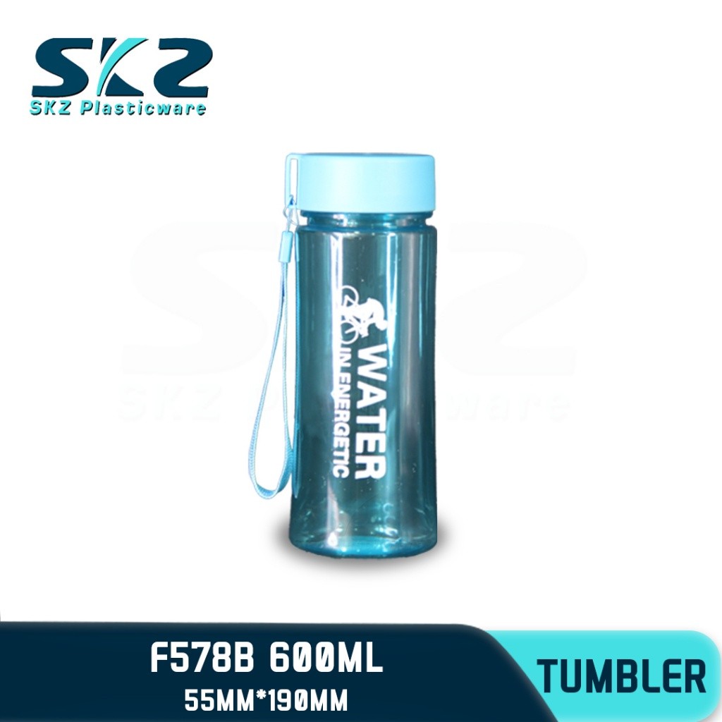 SKZ 600ml [F578-B] PORTABLE SPORTS WATER BOTTLE BPA FREE