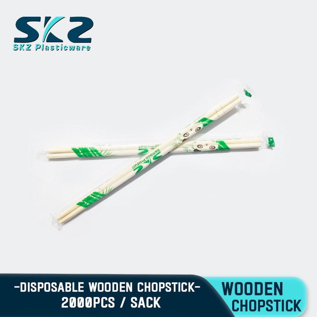 SKZ DISPOSABLE WOODEN CHOPSTICK 2000PCS PER SACK ENVIRONMENTAL FRIENDLY DISPOSABLE CHOPSTICK