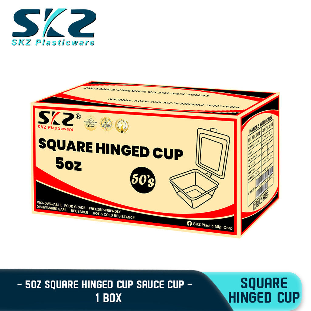 SKZ Square Sauce Cup, 1BOX 1000PCS 30ml, 60ml, 88ml, 118ml and 147ml  Disposable Microwavable
