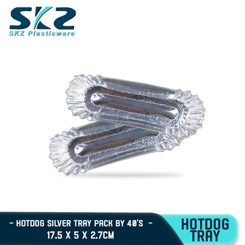 SKZ Hotdog Plate / Tray Silver "Foil" Laminated BUNDLE