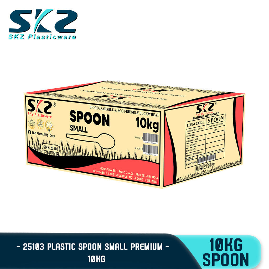 SKZ  Disposable Spoon and Fork  White Small 10kg box