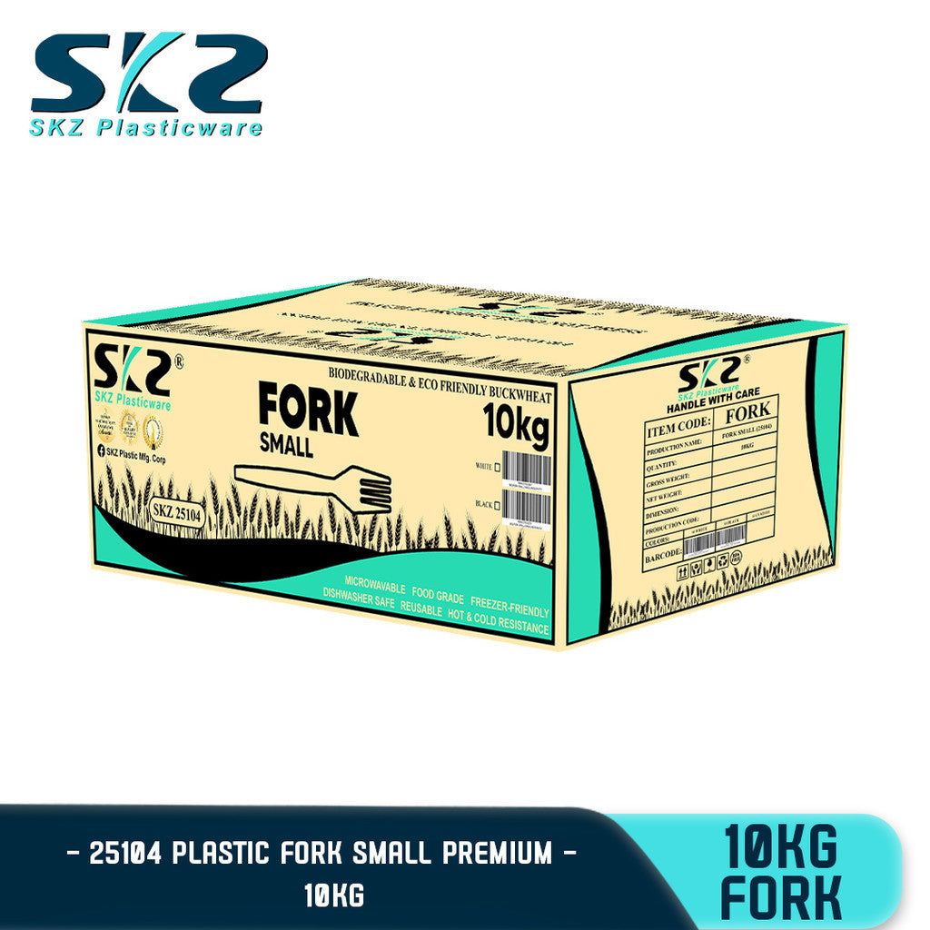 SKZ  Disposable Spoon and Fork  White Small 10kg box