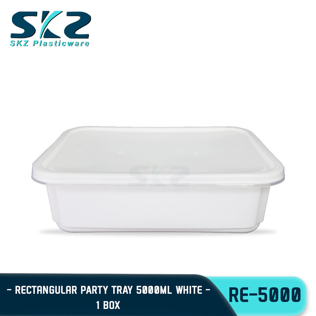 SKZ 1 BOX 5000ML BLACK PARTY TRAY SERIES CONTAINER RE5000 ENVIRONMENTAL FRIENDLY CONTAINER