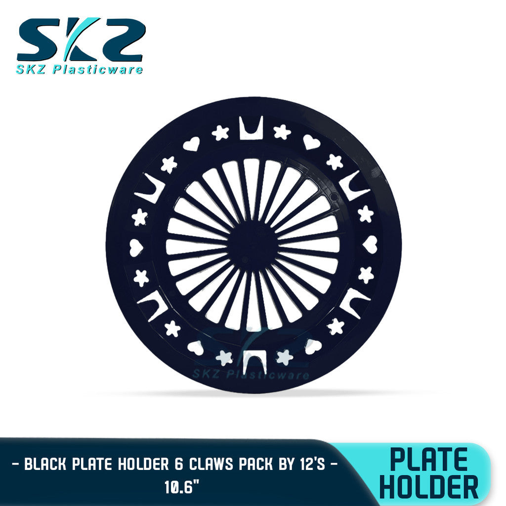 SKZ PAPER PLATE HOLDER COLORED 12 TO 24PCS 10" (HIGH QUALITY PLASTIC)