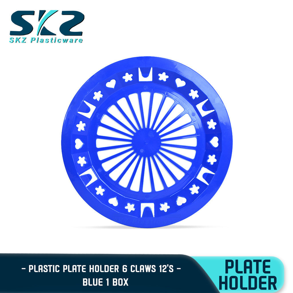 SKZ PAPER PLATE HOLDER ASSORTED COLOR 1BOX 144PCS 10" (HIGH QUALITY PLASTIC)