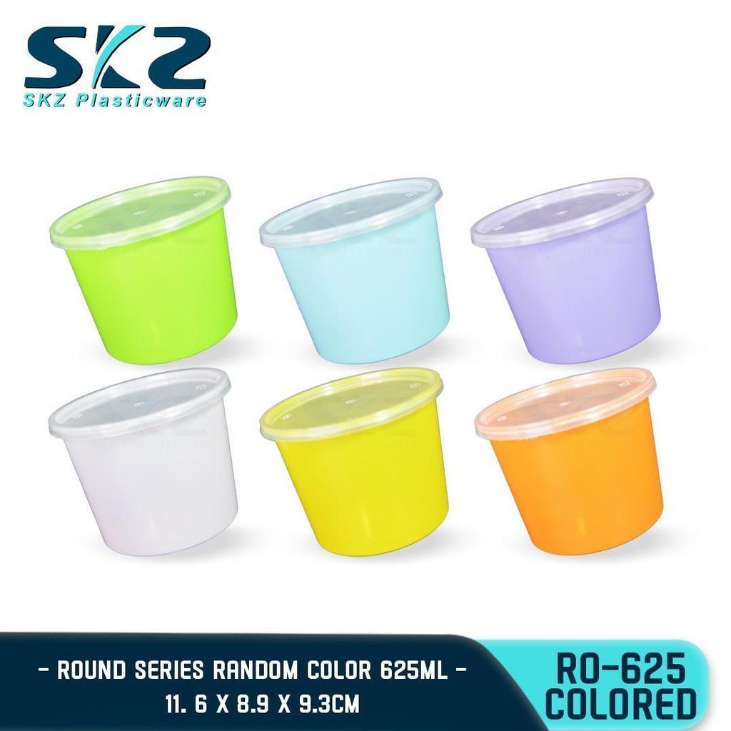 SKZ ROUND COLORED SERIES RO625 ENVIRONMENTAL FRIENDLY FOOD STORAGE MICROWAVABLE