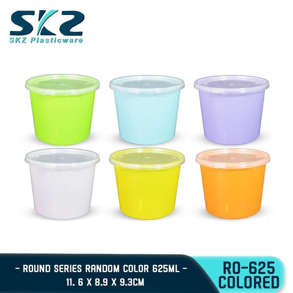 SKZ ROUND COLORED SERIES RO625 ENVIRONMENTAL FRIENDLY FOOD STORAGE MICROWAVABLE