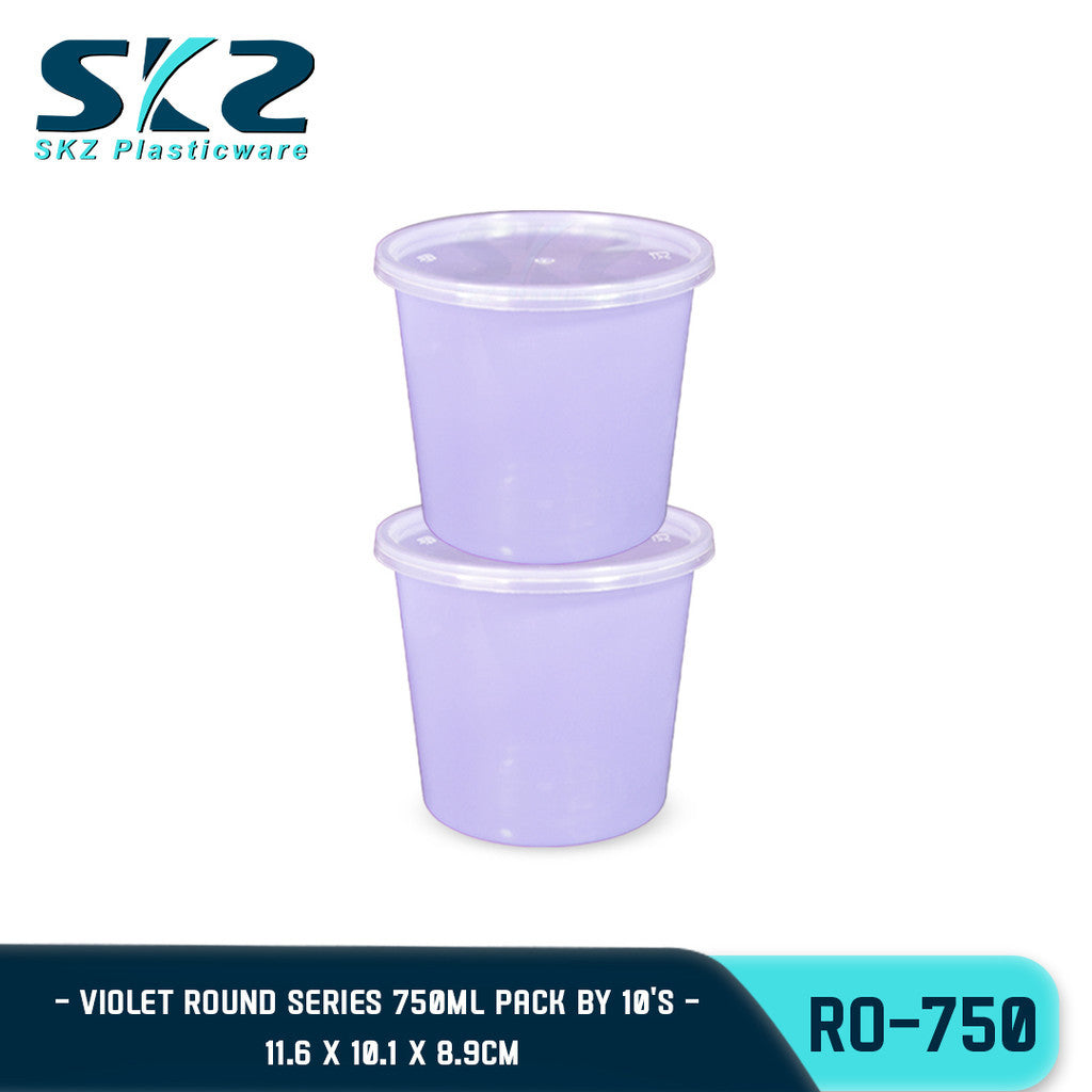 SKZ RO750 VIOLET Round 750ml Colored Series