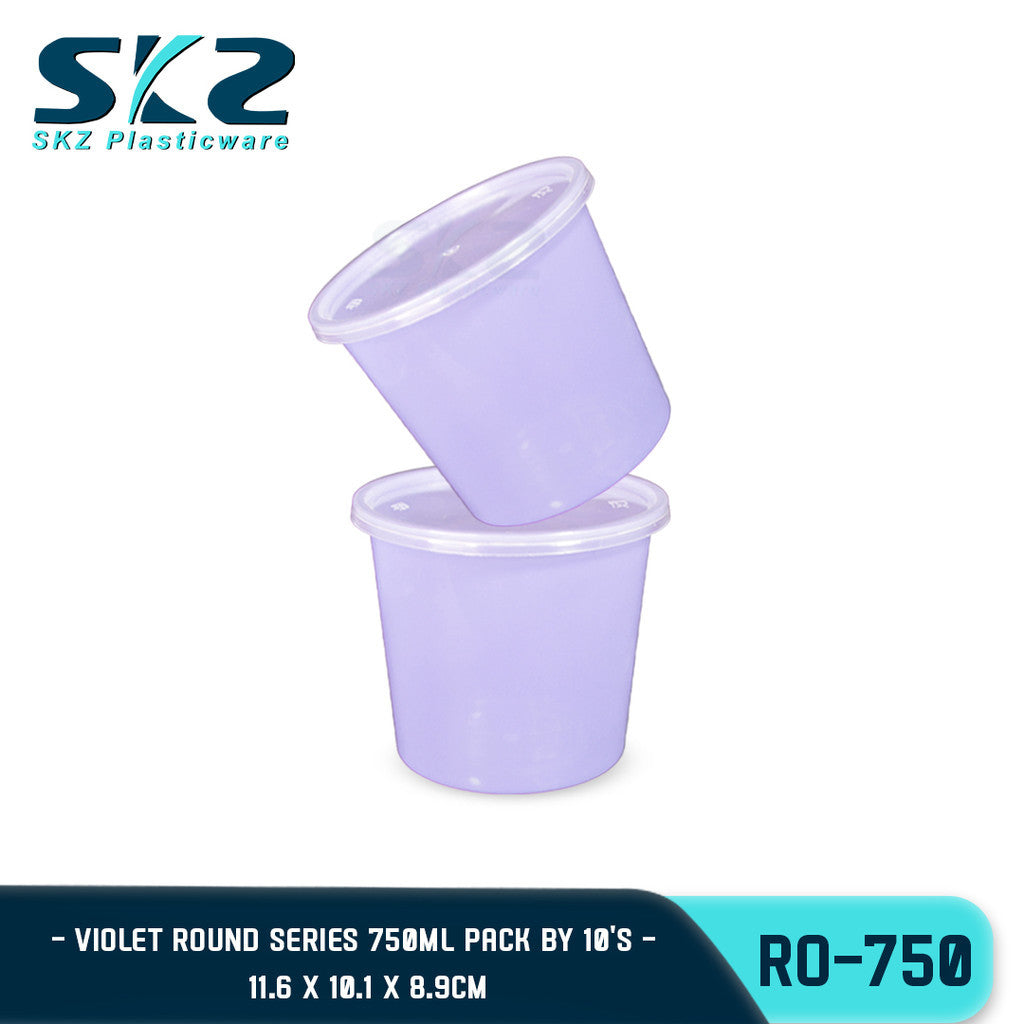 SKZ RO750 VIOLET Round 750ml Colored Series
