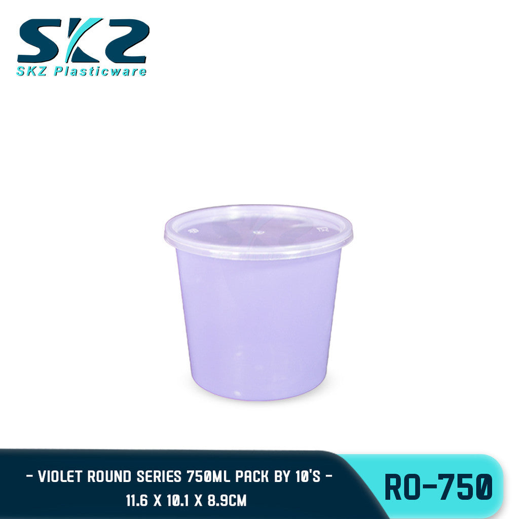 SKZ RO750 VIOLET Round 750ml Colored Series