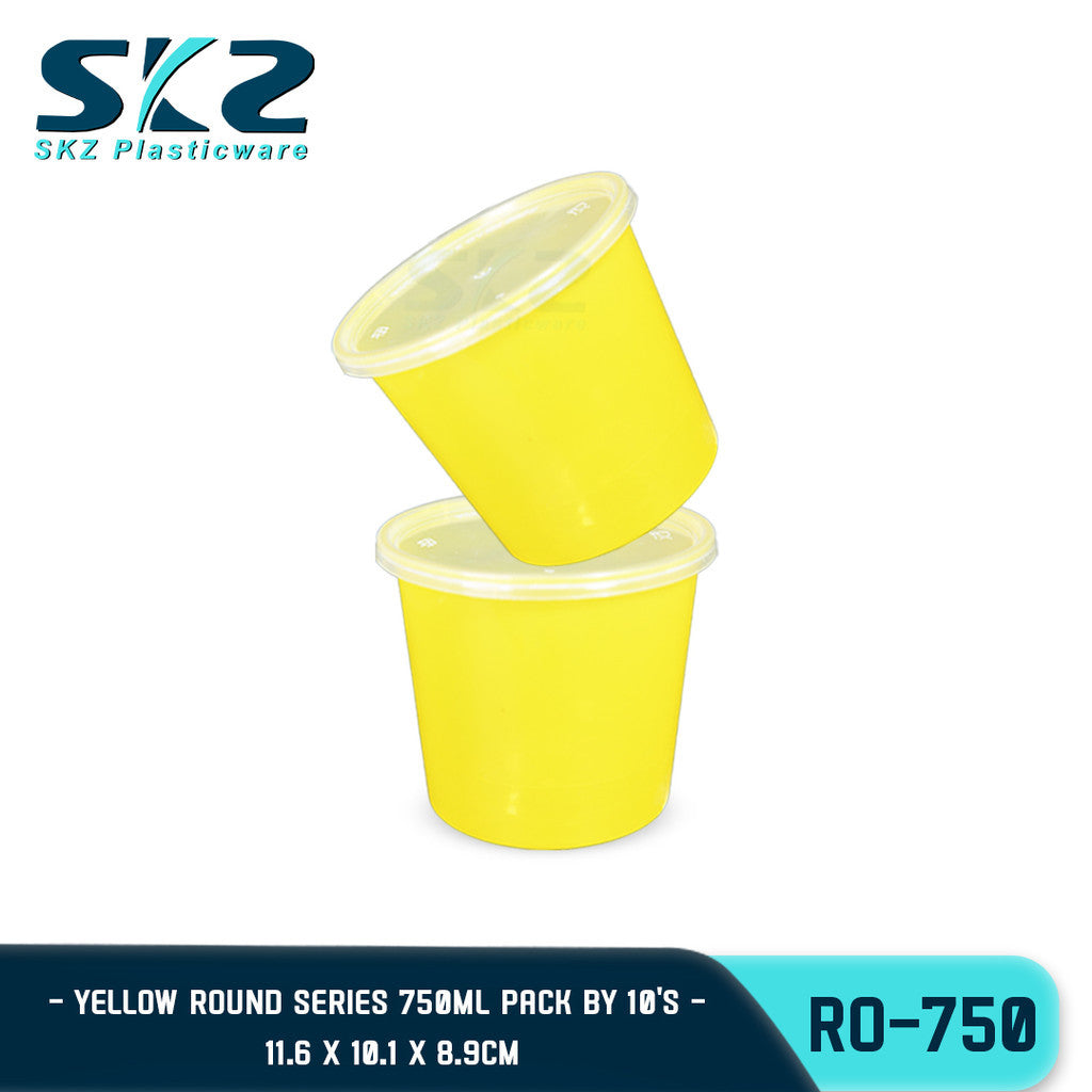 SKZ RO750 YELLOW Round 750ml Colored Series