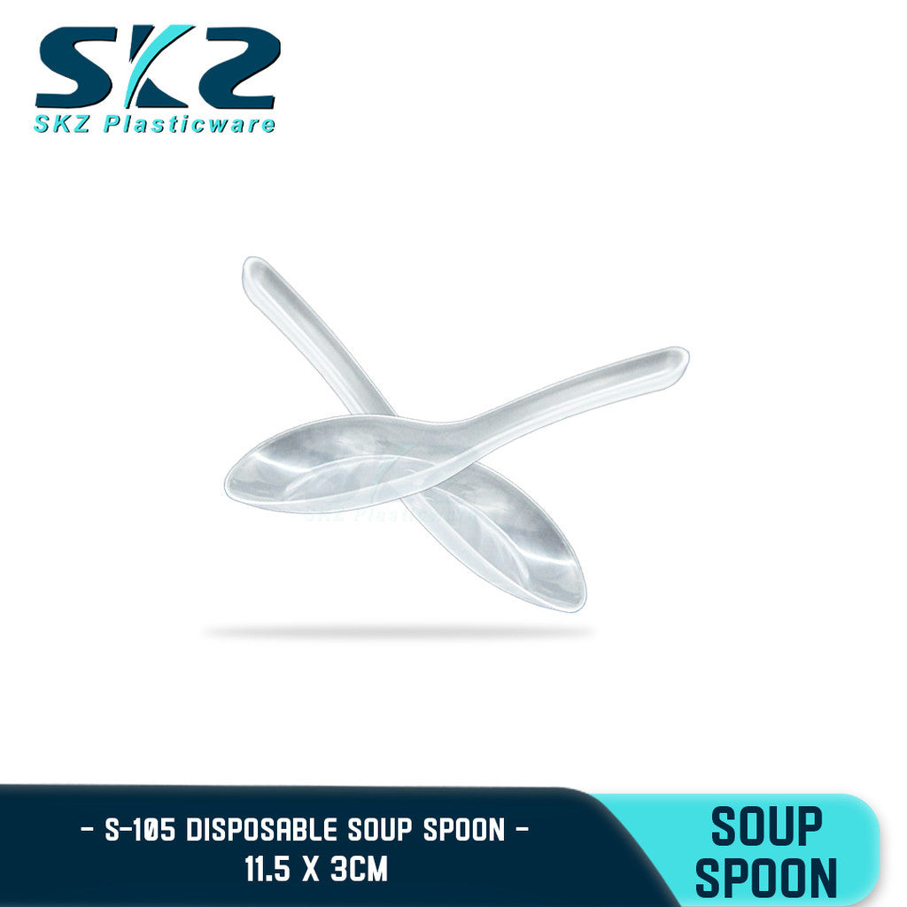 SKZ S103/S105 Disposable plastic soup spoon