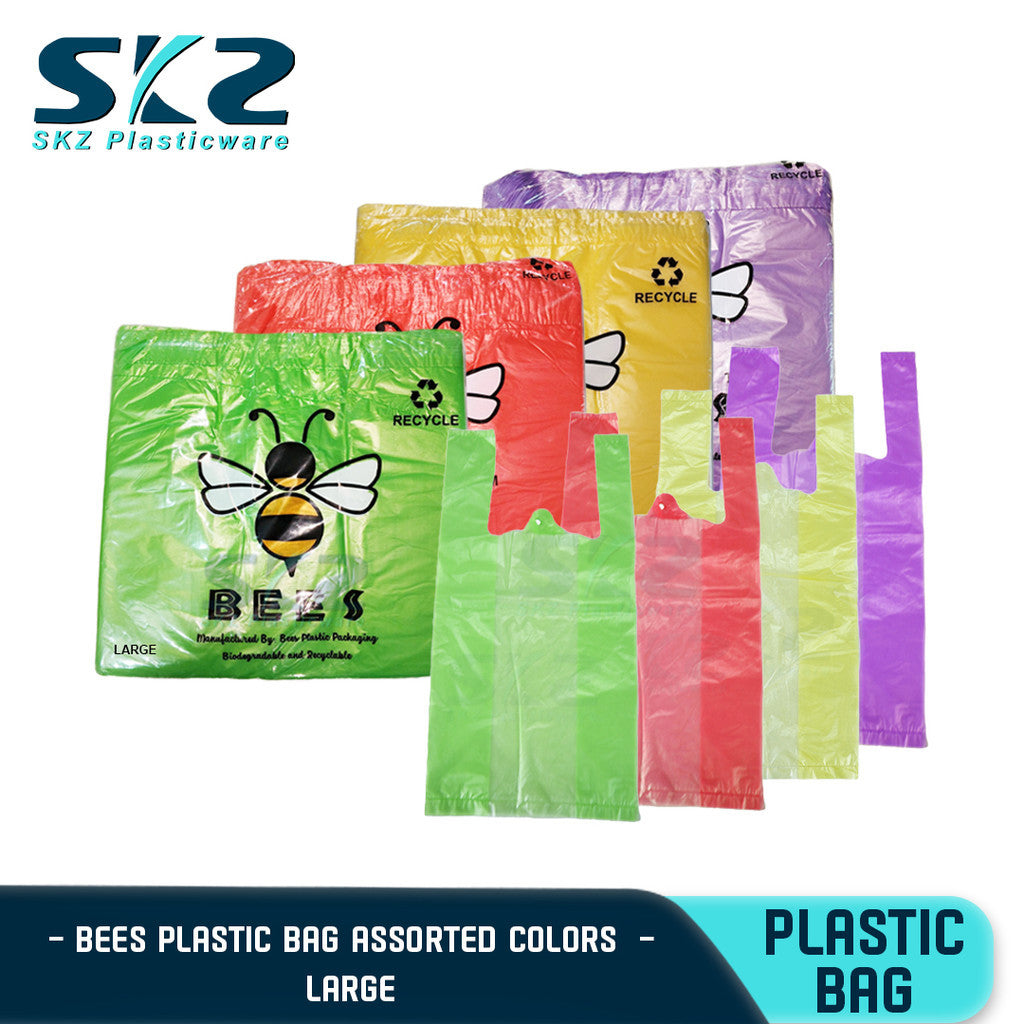 BEES SANDO BAG TRANSPARENT AND COLORED 80PCS