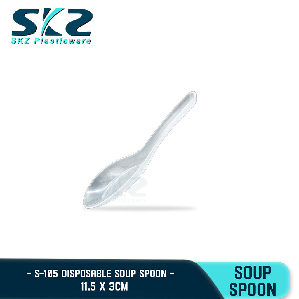 SKZ S103/S105 Disposable plastic soup spoon
