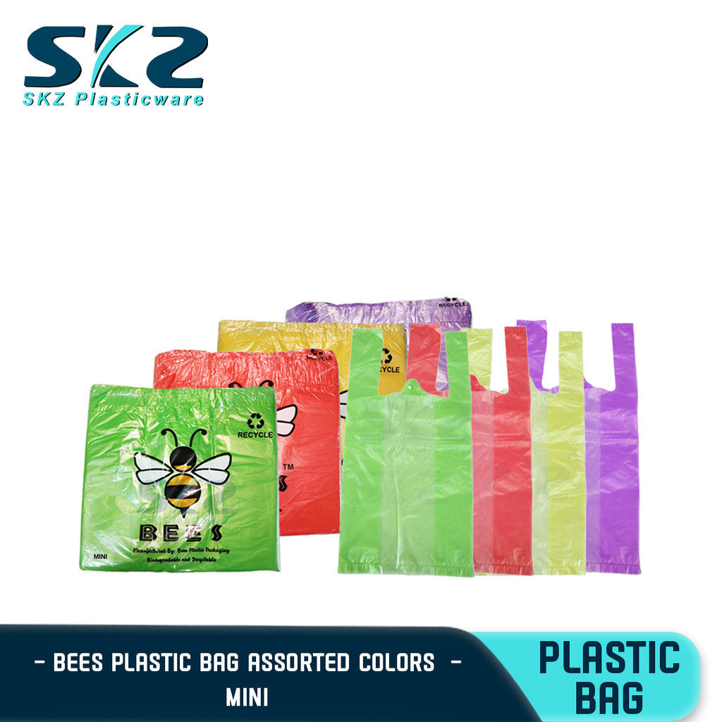 BEES SANDO BAG TRANSPARENT AND COLORED 80PCS